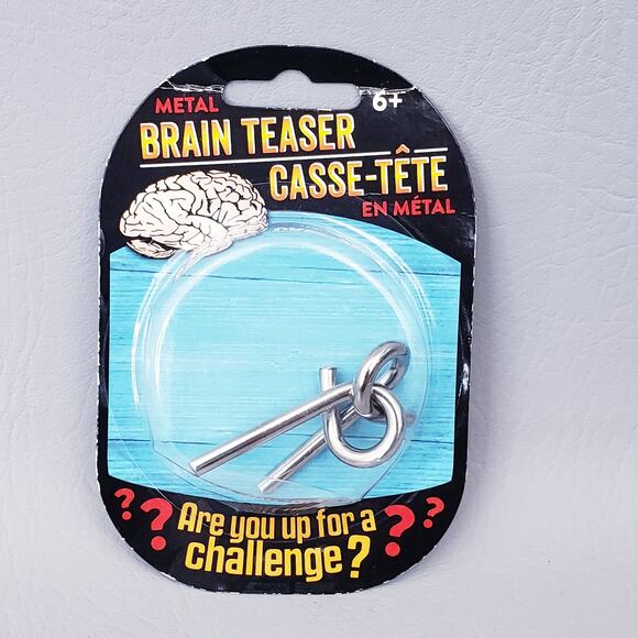 Greenbrier Intl. Metal Brain Teaser Challenge Puzzle Games New Sealed in Package - Picture 2 of 8